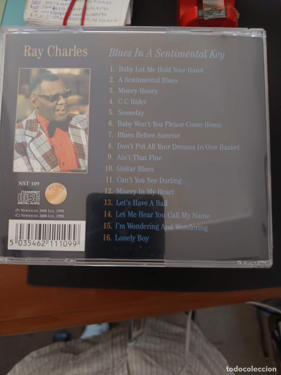 CDs de m&uacute;sica: RAY CHARLES. BLUES IN A SENTIMENTAL KEY - Foto 2