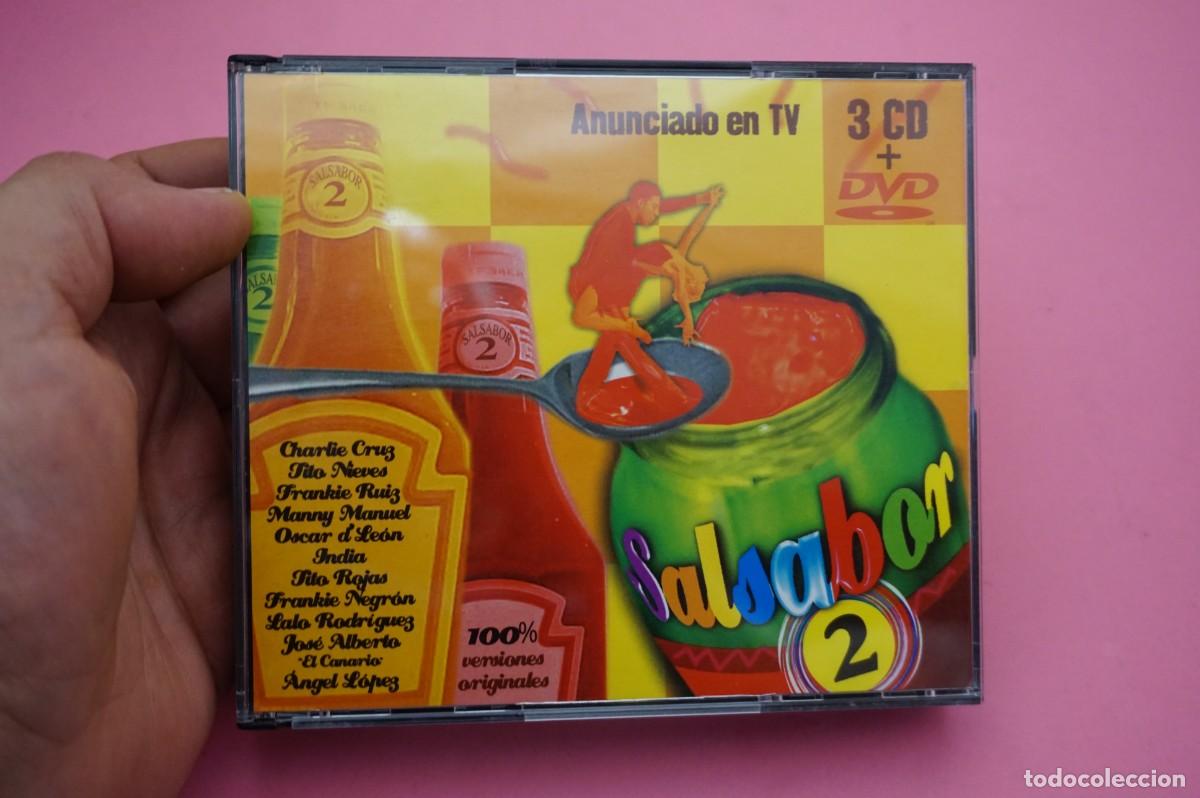 Music CDs: CD - SALSABOR 2 - ANUNCIADO EN TV - 3CDS + DVD - DISCOS COMO NUEVOS