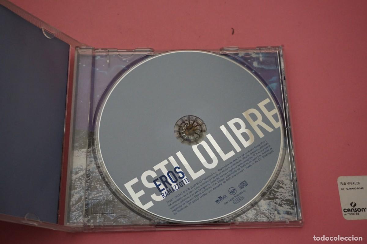 CDs de m&uacute;sica: CD - EROS RAMAZZOTTI - ESTILO LIBRE - DISCO COMO NUEVO - Foto 2
