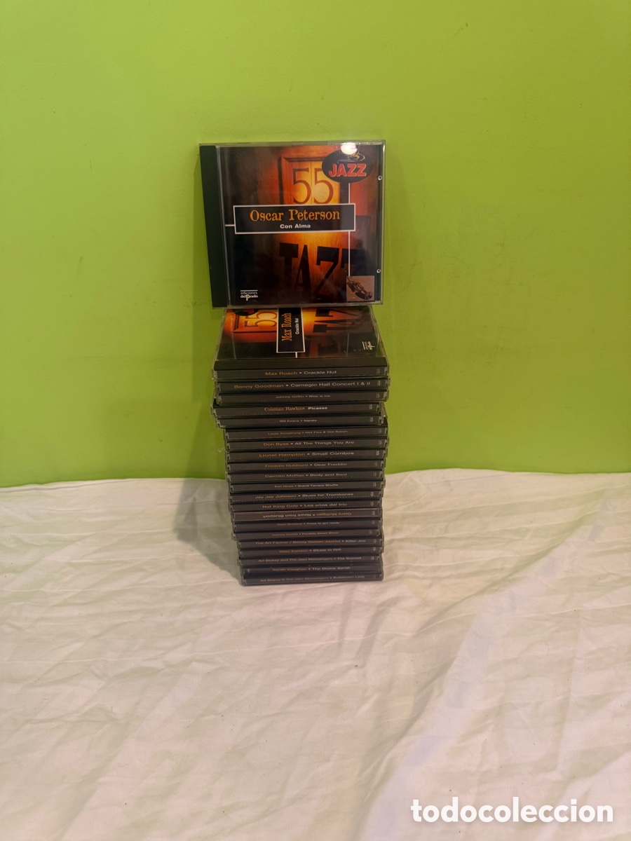 Music CDs: LOTE DE 24 CD DE JAZZ &ndash; GRANDES INT&Eacute;RPRETES &ndash; EDICIONES DEL PRADO &ndash; A&Ntilde;OS 90