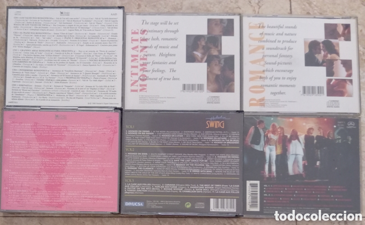 CDs de m&uacute;sica: LOTE CD MOMENTOS ROMANTICOS Y HOOKED ON SWING - Foto 2