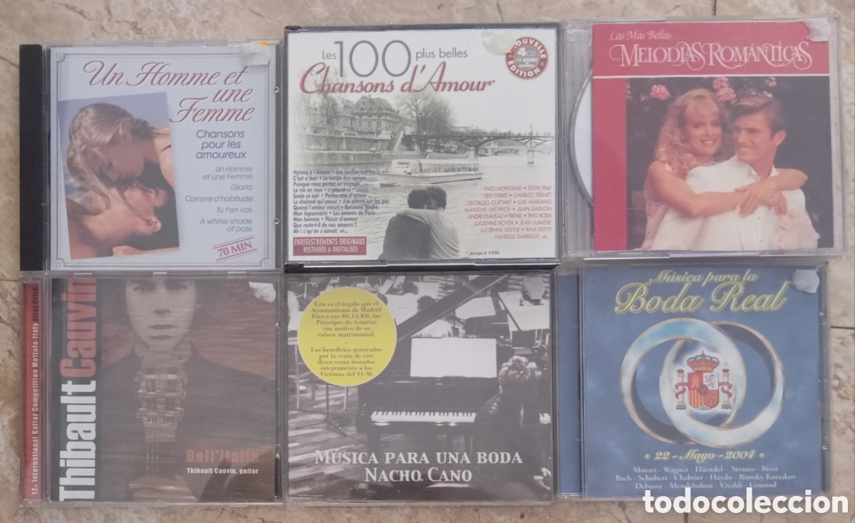 CDs de Musique: LOTE CD CHANDONS D AMOUR THIBAULT CAUWIN