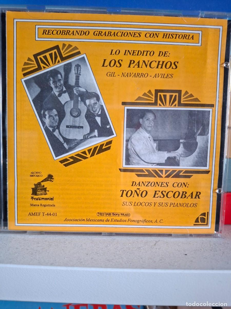Musik-CDs: LOS PANCHOS LO INEDITO - DANZONES CON TO&Ntilde;O ESCOBAR CD CAJA-61