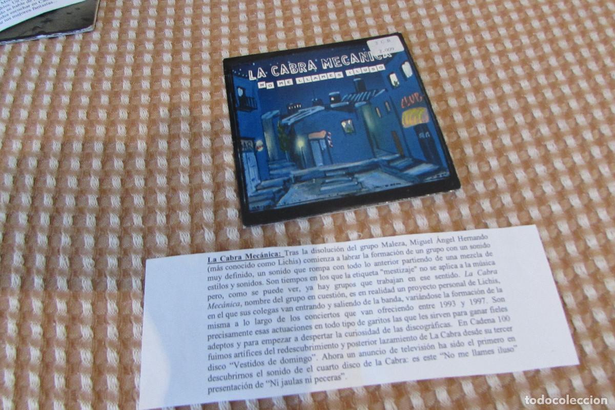 CDs de m&uacute;sica: LA CABRA MECANICA - NO ME LLAMES ILUSO CD SINGLE CADENA 100