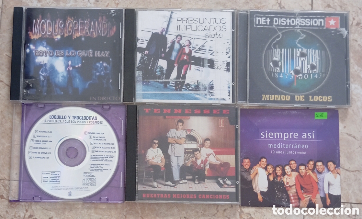 CDs de Musique: LOTE CD ROCK ESPA&Ntilde;OL TENESSEE PRESUNTOS LOQUILLO