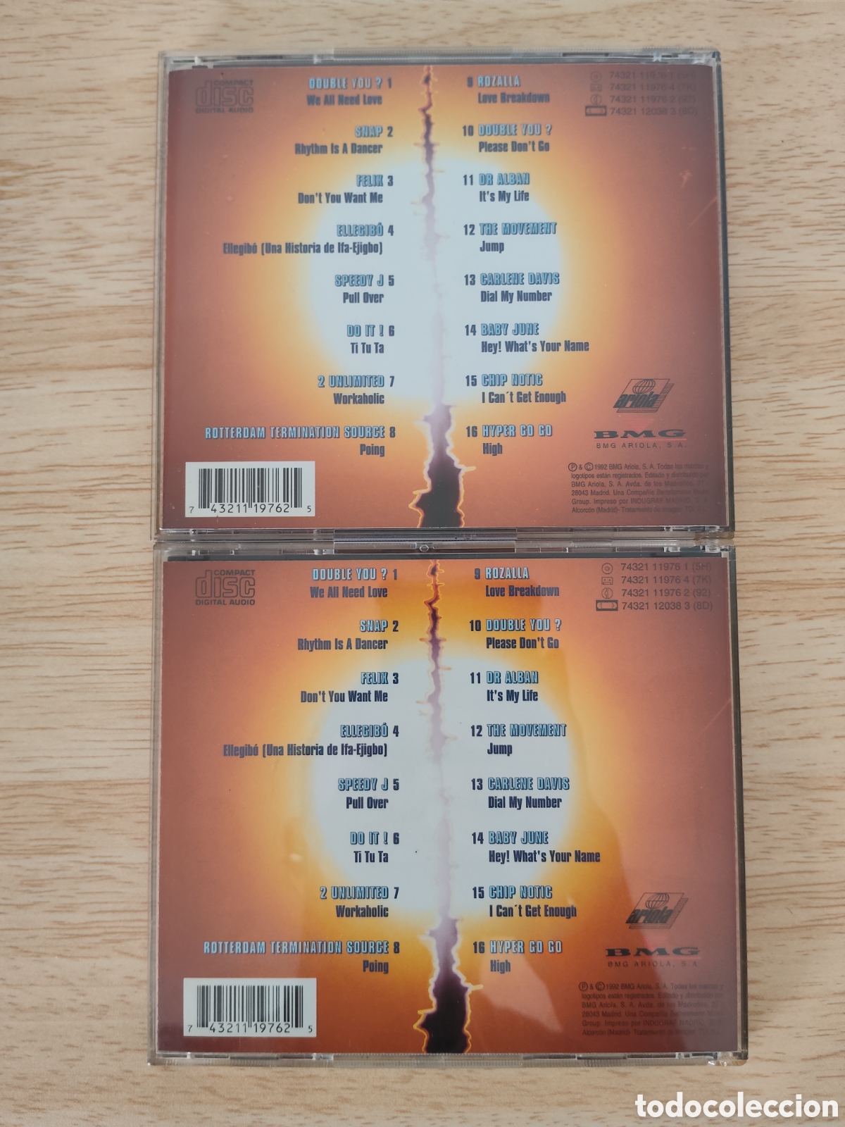 CDs de m&uacute;sica: CD Lo Mas Disco 3 Original Exitos 90s - Foto 5