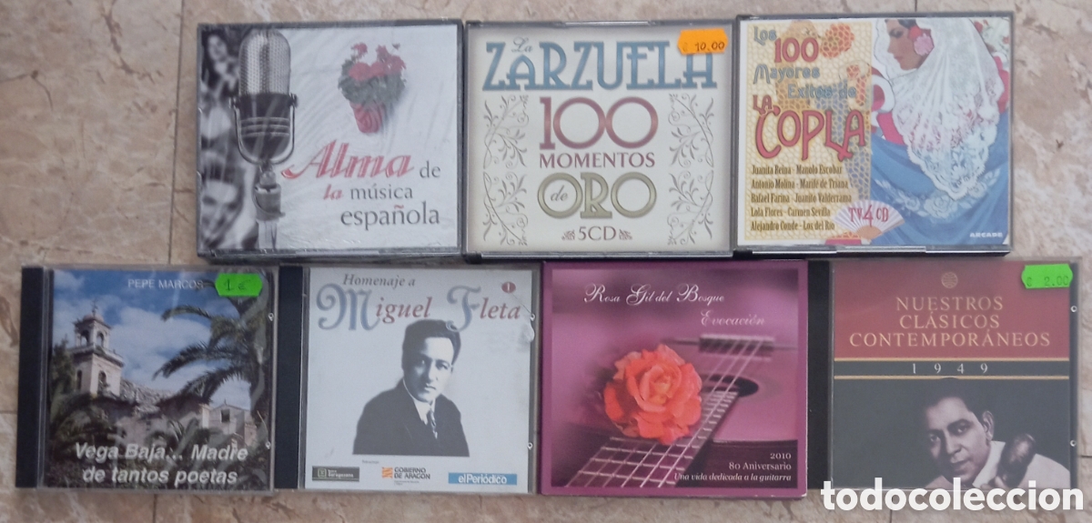 CDs de Musique: LOTE CD ZARZUELA COPLA ROSA GIL