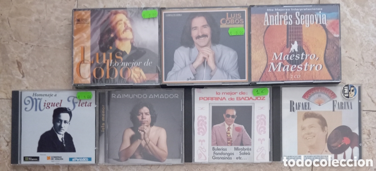 CDs de Musique: LOTE CD ESPA&Ntilde;OLES COBOS RAIMUNDO AMADOR FARINA