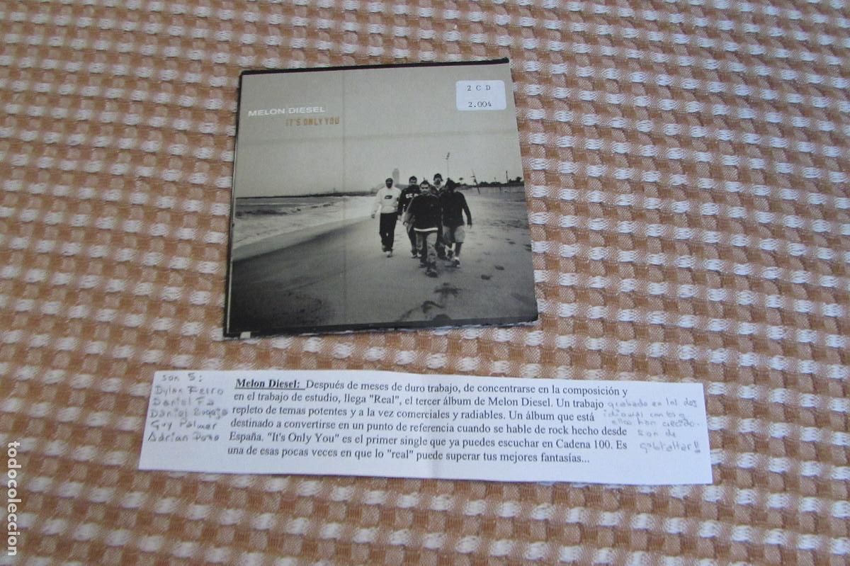 CDs de m&uacute;sica: MELON DIESEL - IT&acute;S ONLY YOU - CD SINGLE CADENA 100