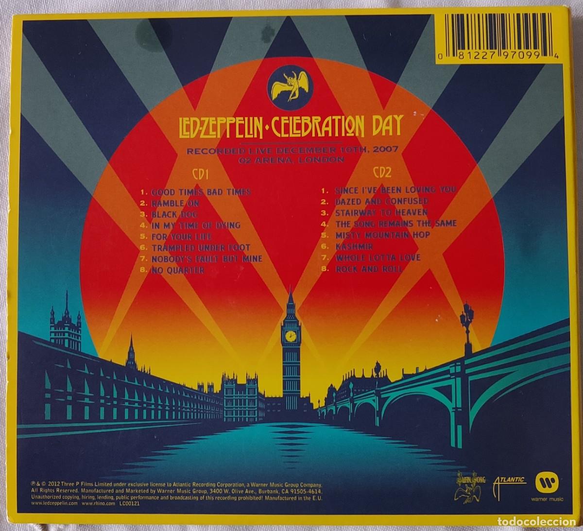 CDs de m&uacute;sica: Led Zeppelin. Celebration day. CD. - Foto 2