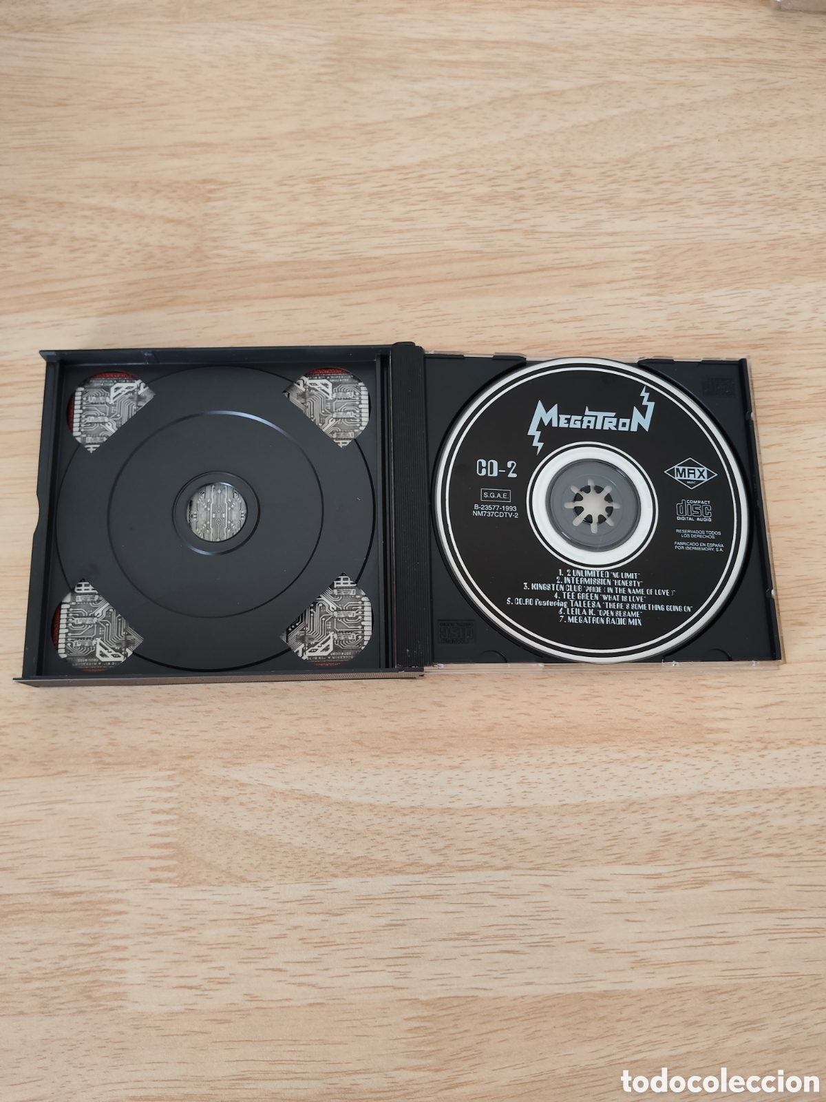 CDs de m&uacute;sica: CD Megatron Dance 90s Max Music Doble - Foto 3