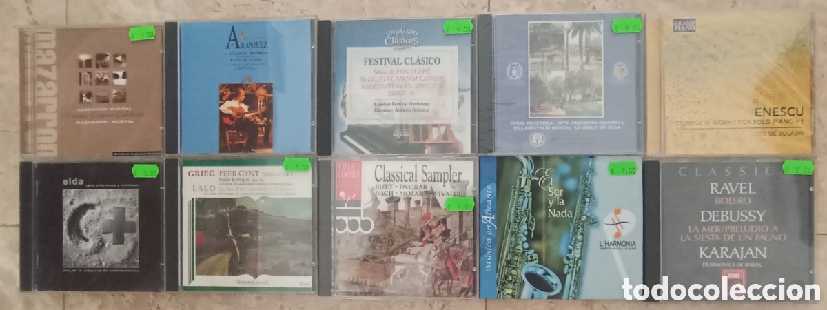CDs de Musique: LOTE CD CLASICA PACO DE LUCIA GRIEG