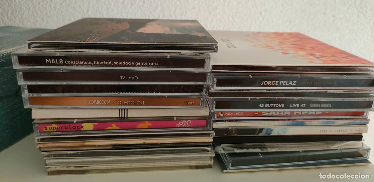 CDs de Musique: Lote 24 CD grupos indies espa&ntilde;oles, los primeros discos de grandes artistas de hoy