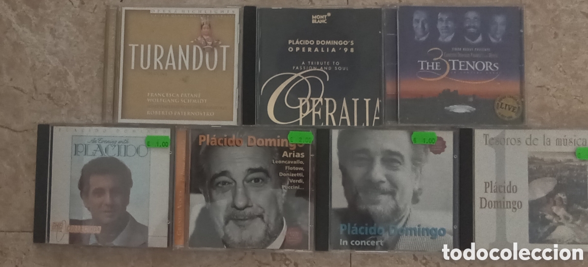 CDs de Musique: LOTE CD PLACIDO DOMINGO TRES TENORES