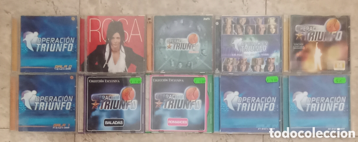 CDs de Musique: LOTE CD OPERACION TRIUNFO ROSA