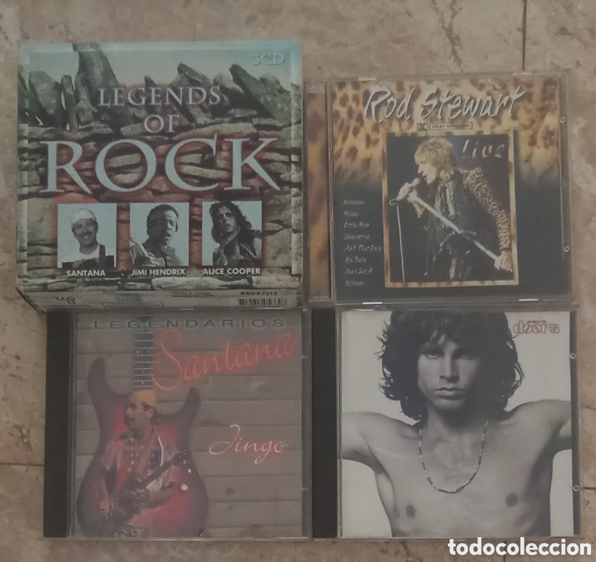Musik-CDs: LOTE CD LEGENDS OF ROCK SANTANA DOORS ROD STEWART