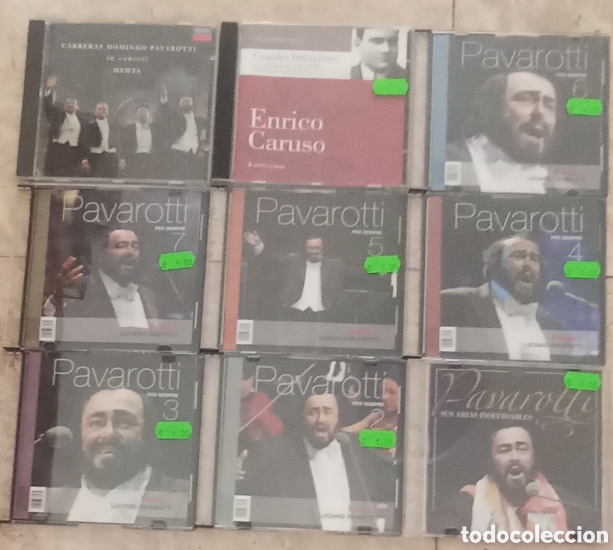 CD di Musica: LOTE CD PAVAROTTI CARUSO CARRERAS