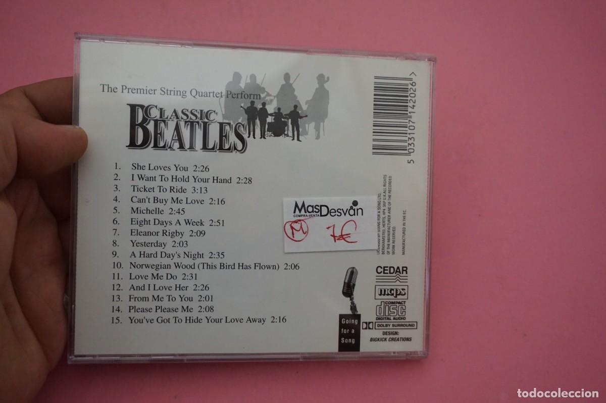 CDs de m&uacute;sica: CD - THE PREMIER STRING QUARTET PERFORM CLASSIC BEATLES - DISCO COMO NUEVO - Foto 3