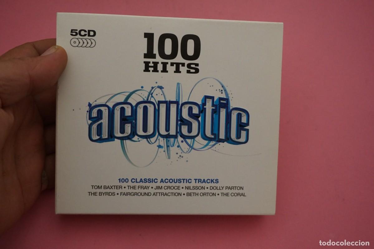 CD de M&uacute;sica: CD - 100 HITS ACOUSTIC - 100 CLASSIC ACOUSTIC TRACKS - 5 CD - DISCOS COMO NUEVOS