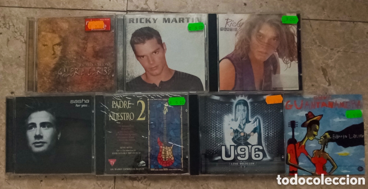 CDs de Musique: LOTE CD RICKY MARTIN SASHA ARJONA