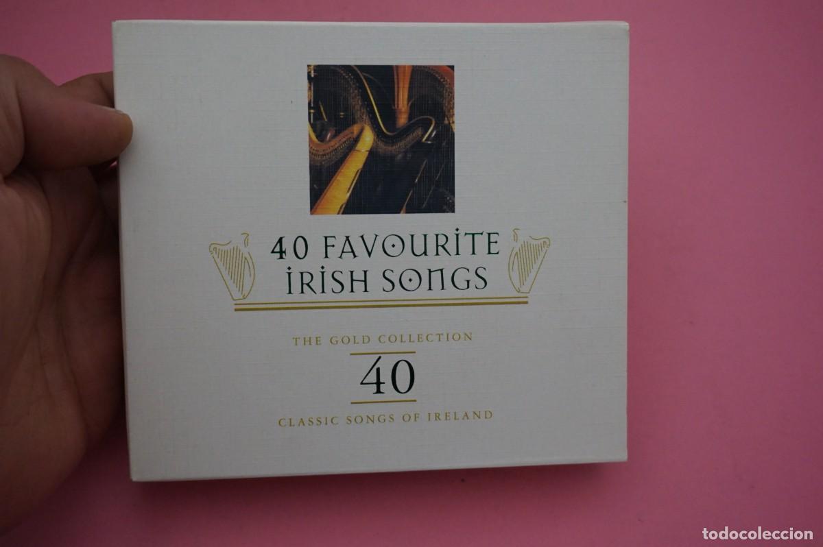 CD di Musica: CD - 40 FAVOURITE IRISH SONGS - THE GOLD COLLECTION 40 CLASSIC SONGS OF IRELAND - DISCOS COMO NUEVOS