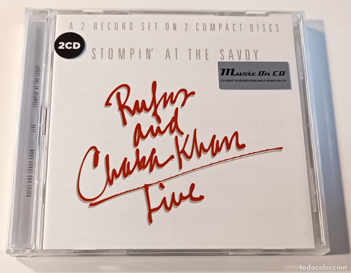 CD de M&uacute;sica: CD RUFUS AND CHAKA KHAN - LIVE - STOMPIN&acute;AT SAVOY MUSIC ON CD EDIC. EU. 2 CD&acute;S - 2020