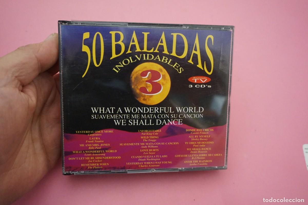 Musik-CDs: CD - 50 BALADAS INOLVIDADES - 3 CD - DISCOS COMO NUEVOS