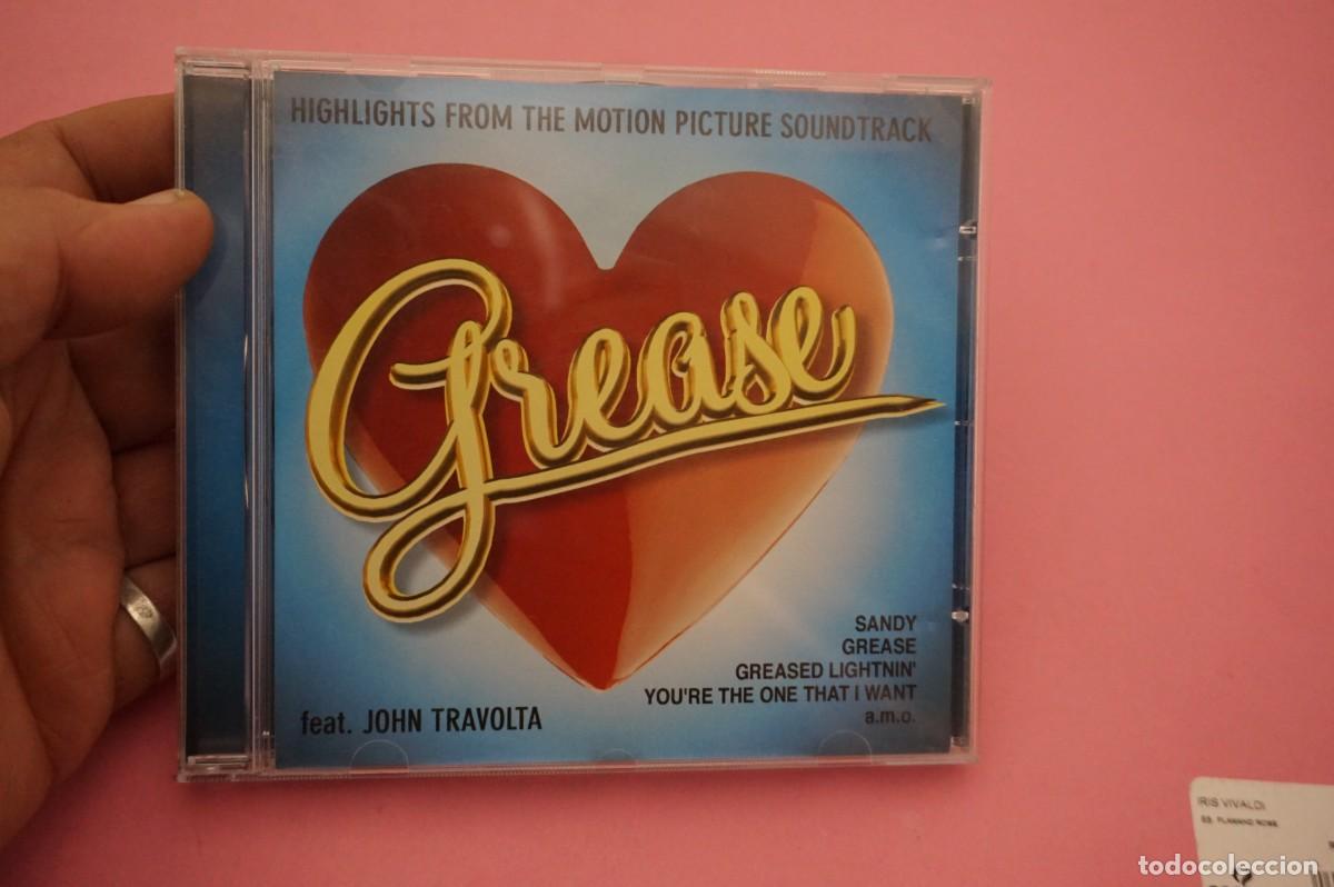 Musik-CDs: CD - GREASE - HIGHLIGHTS FROM THE MOTION PICTURE SOUNDTRACK - DISCO COMO NUEVO