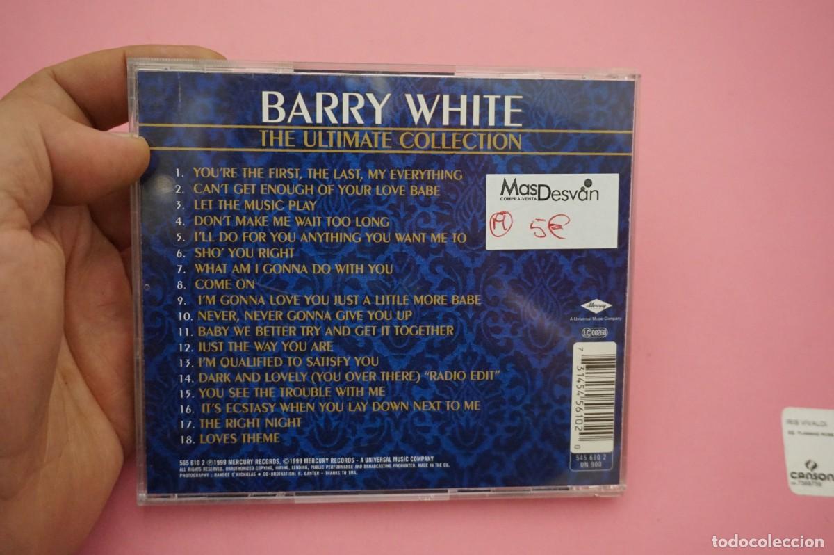 CDs de m&uacute;sica: CD - BARRY WHITE - THE ULTIMATE COLLECTION - DISCO COMO NUEVO - Foto 3