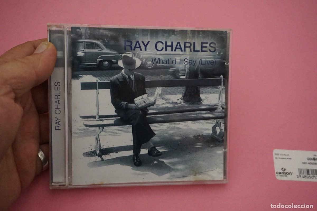 Musik-CDs: CD - RAY CHARLES - WHAT'D I SAY (LIVE) - DISCO COMO NUEVO