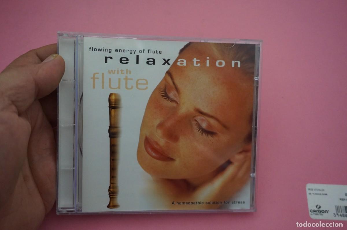 Musik-CDs: CD - FLOWING ENERGY OF FLUTE RELAXATION - WITH FLUTE - DISCO COMO NUEVO