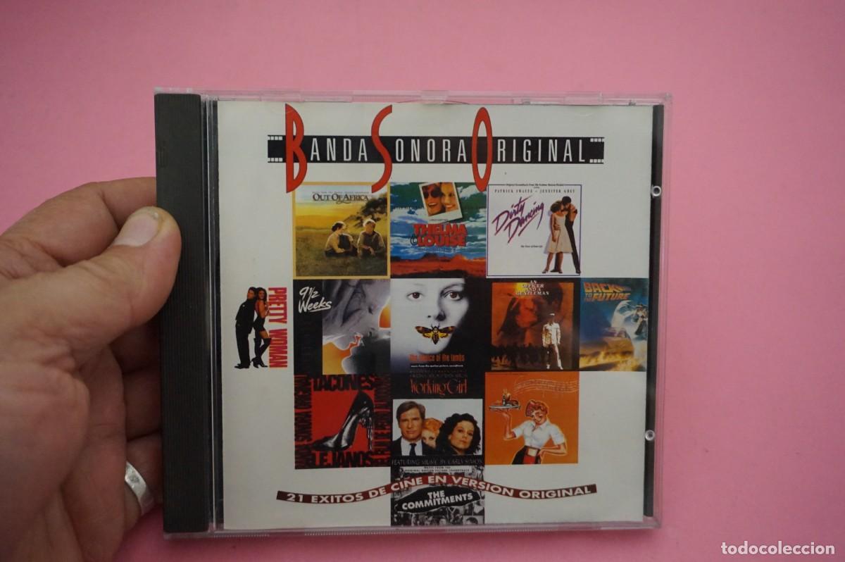CDs de m&uacute;sica: CD - BANDA SONORA ORIGINAL - 21 EXITOS DE CINE EN VERSION ORIGINAL - DISCO COMO NUEVO - Foto 1