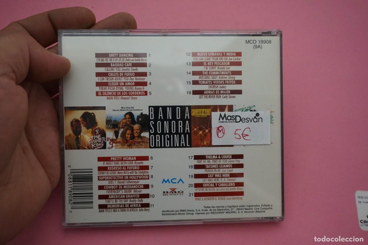 CDs de m&uacute;sica: CD - BANDA SONORA ORIGINAL - 21 EXITOS DE CINE EN VERSION ORIGINAL - DISCO COMO NUEVO - Foto 3