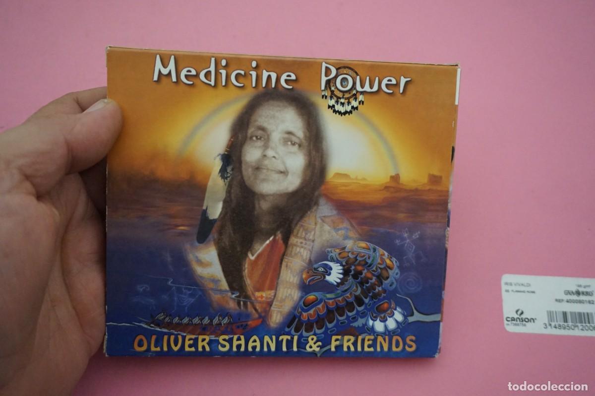 CD di Musica: CD - MEDICINE POWER - OLIVER SHANTI & FRIENDS - DISCO EN ESTADO EXCELENTE