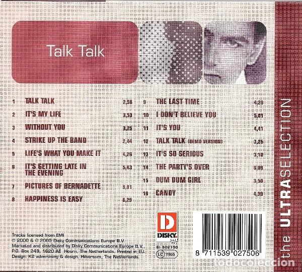 CDs de m&uacute;sica: Talk Talk &ndash; The UltraSelection CD Precintado - Foto 2
