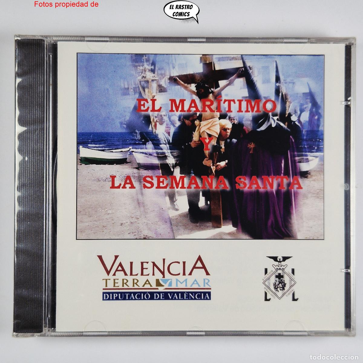 CD de M&uacute;sica: El Mar&iacute;timo y La Semana Santa, Terra y Mar, Diputaci&oacute; de Val&egrave;ncia, CD ROM precintado 1998, Folk