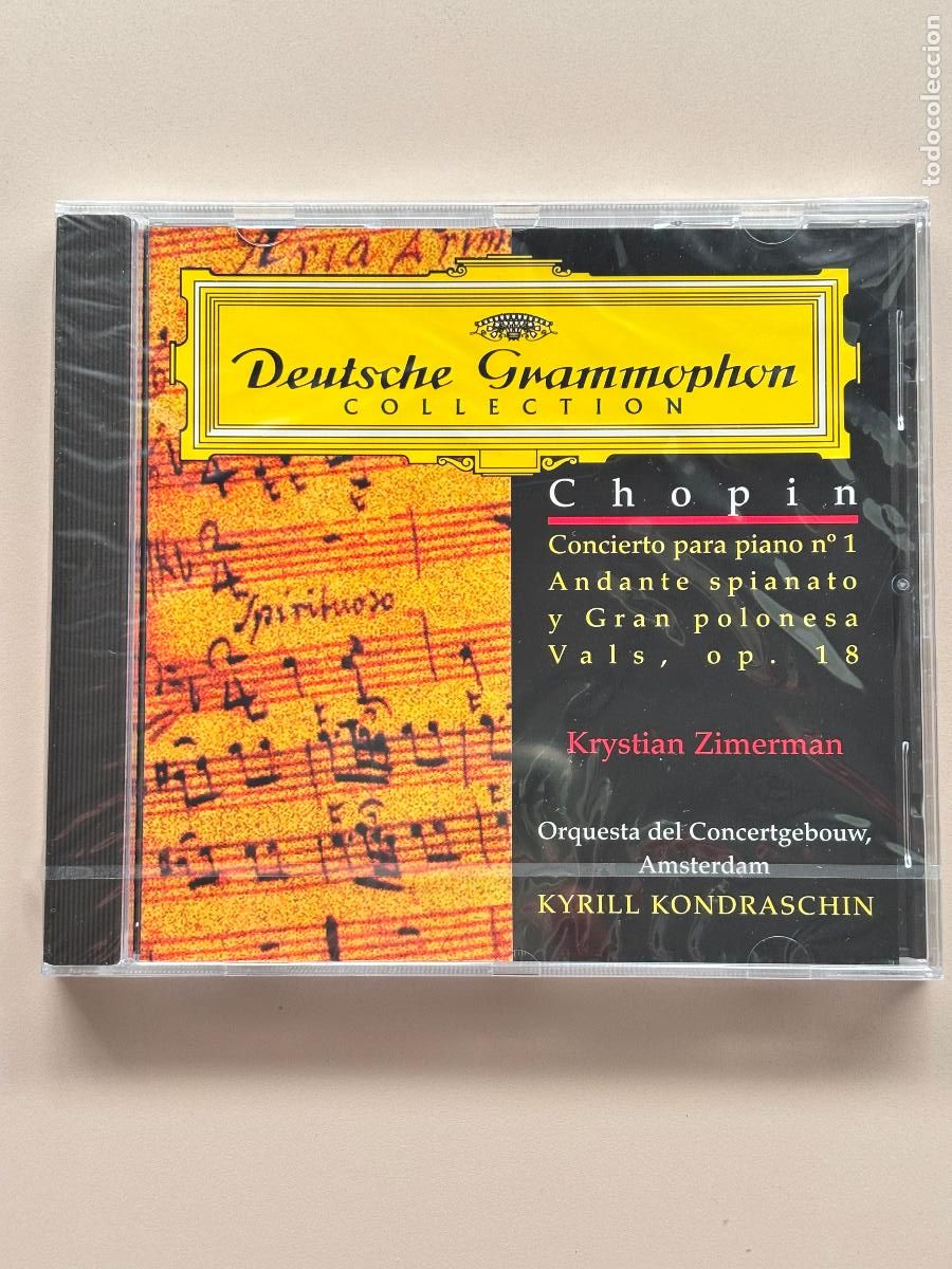 Music CDs: CHOPIN CONCIERTO PARA PIANO N&ordm; 1, ANDANTE SPIANATO Y GRAN POLONESA, VALS OP. 18, CD, ALTAYA, SELLADO
