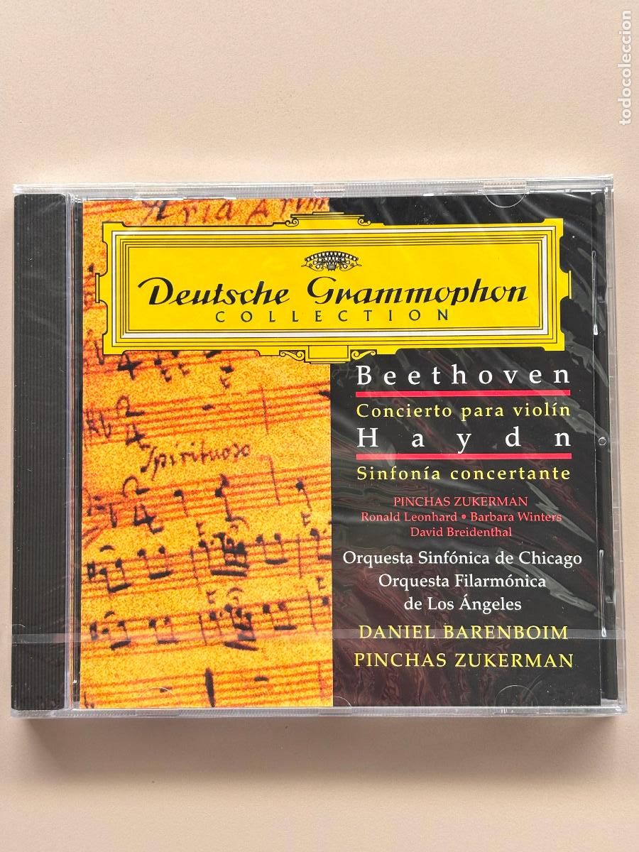 CD de M&uacute;sica: BEETHOVEN CONCIERTO PARA VIOL&Iacute;N / HAYDN SINFON&Iacute;A CONCERTANTE, CD, ALTAYA, NUEVO SELLADO