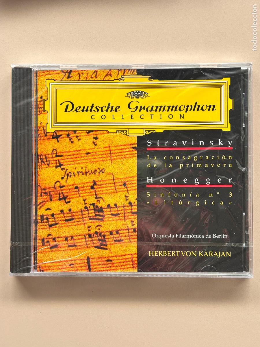 Music CDs: STRAVINSKY LA CONSAGRACI&Oacute;N DE LA PRIMAVERA / HONEGGER SINFON&Iacute;A N&ordm; 3, CD, ALTAYA, NUEVO SELLADO