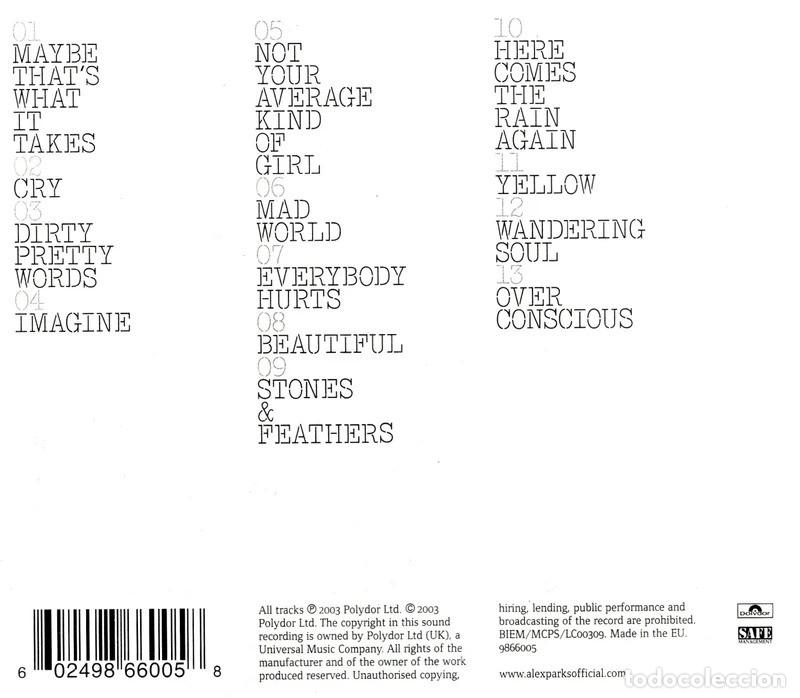 CDs de m&uacute;sica: ALEX PARKS. INTRODUCTION. CD. - Foto 2
