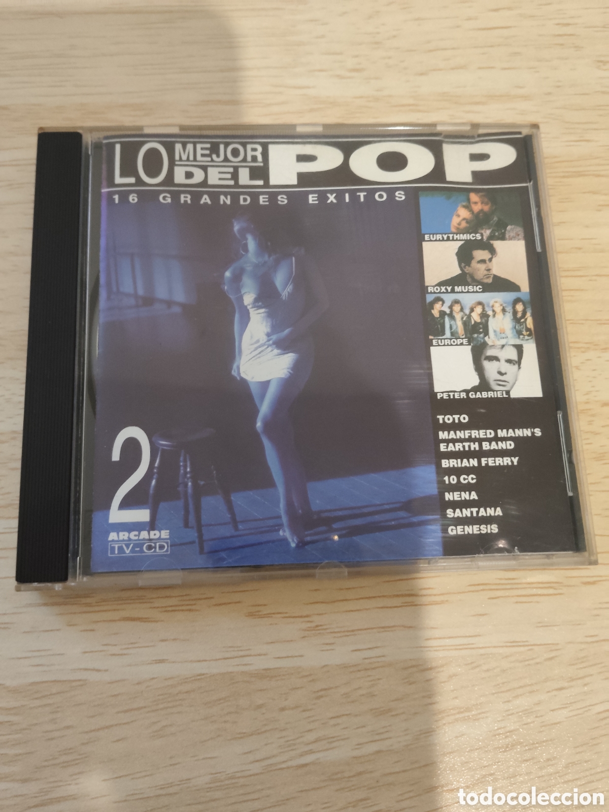 CDs de m&uacute;sica: CD Lo Mejor Del Pop 2 - 16 Grandes Exitos (1993) - Foto 1