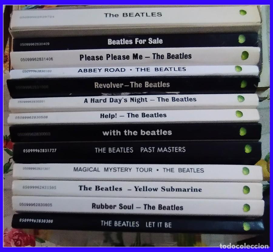 CDs de m&uacute;sica: COLECCION DE 15 CD LOS BEATLES EN 13 ESTUCHES CON CD LIBRO EXPLICATIVO E IMAGENES MIRALOS