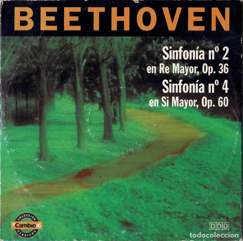 Musik-CDs: Beethoven - Sinfon&iacute;a N&ordm; 2 en Re Mayor, Op. 36. Sinfon&iacute;a N&ordm; 4 en Si Mayor, Op. 60. CD