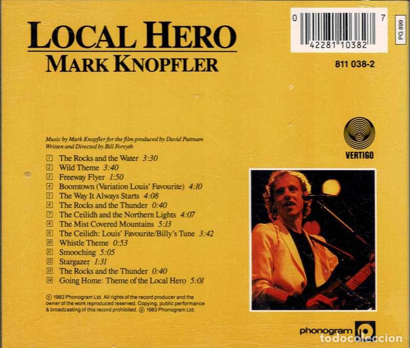 CDs de m&uacute;sica: Mark Knopfler - Local Hero. CD - Foto 2