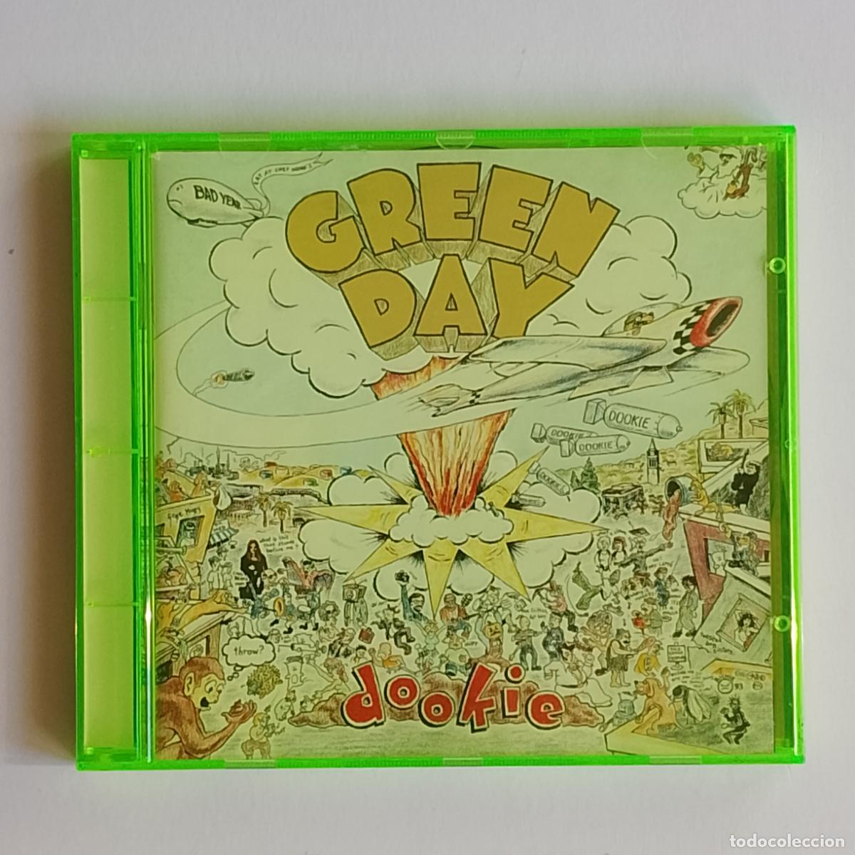 CD de M&uacute;sica: Green Day-Dookie (CD Reprise 1994) edicion especial en caja verde. Husker Du. Buzzcocks, Punk