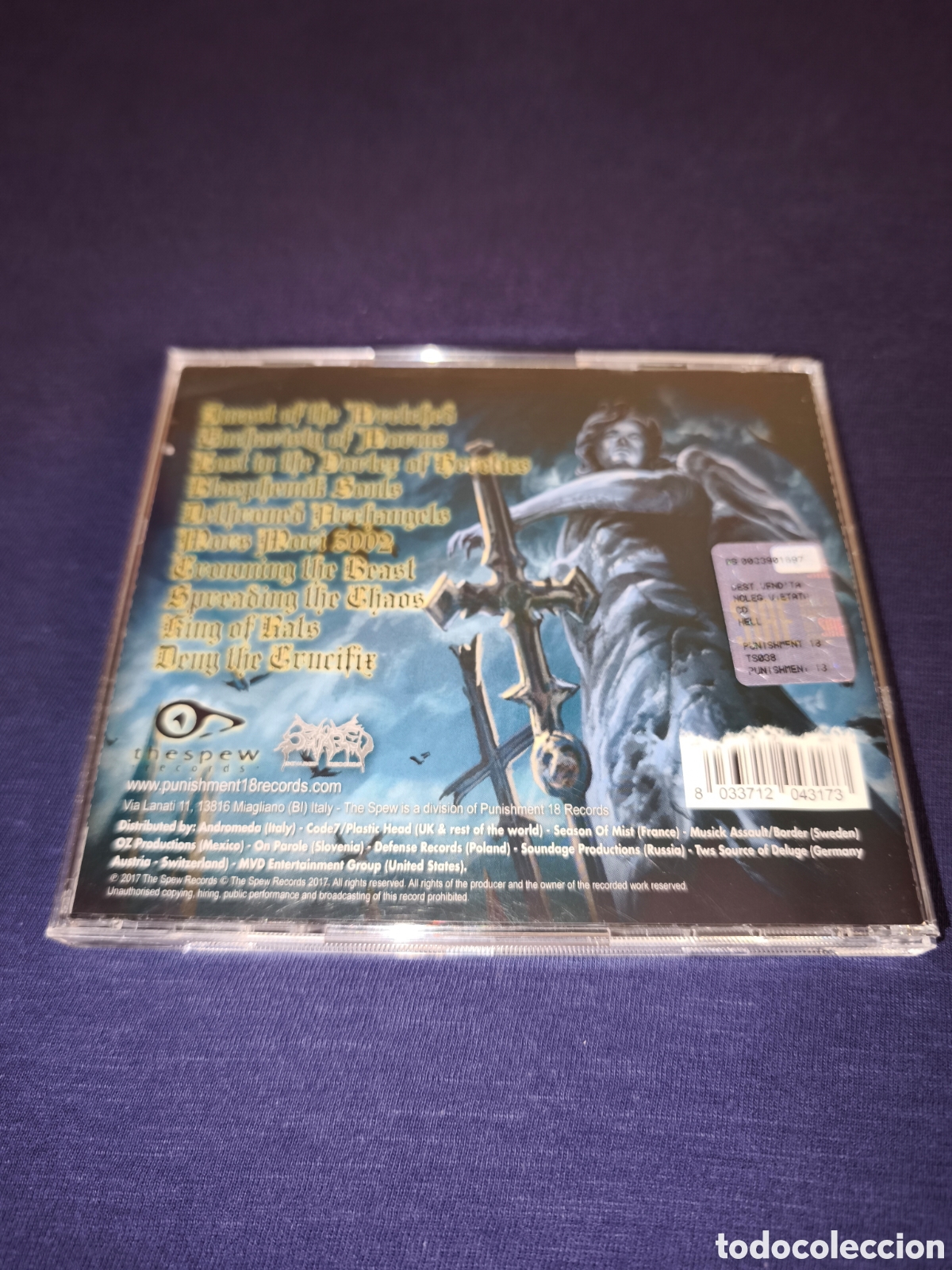 CDs de m&uacute;sica: Deathcrush Hell CD Death Metal - Foto 2