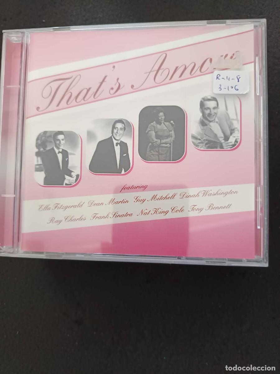 CD de M&uacute;sica: THAT'S AMORE (ELLA FITZGERALD, DEAN MARTIN, RAY CHARLES, FRANK SINATRA Y OTROS)
