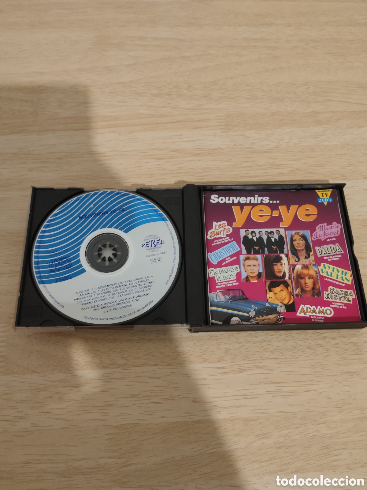 CDs de m&uacute;sica: 2 CD Souvenirs... Ye-Ye (1991) &Eacute;xitos 60s Pop - Foto 2