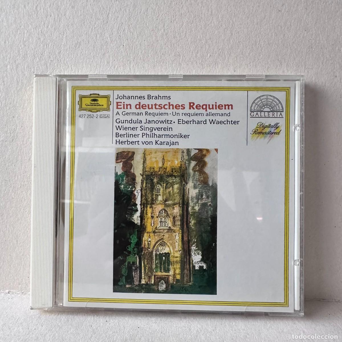 CDs de Musique: Brahms - Herbert von Karajan - A German Requiem (CD)