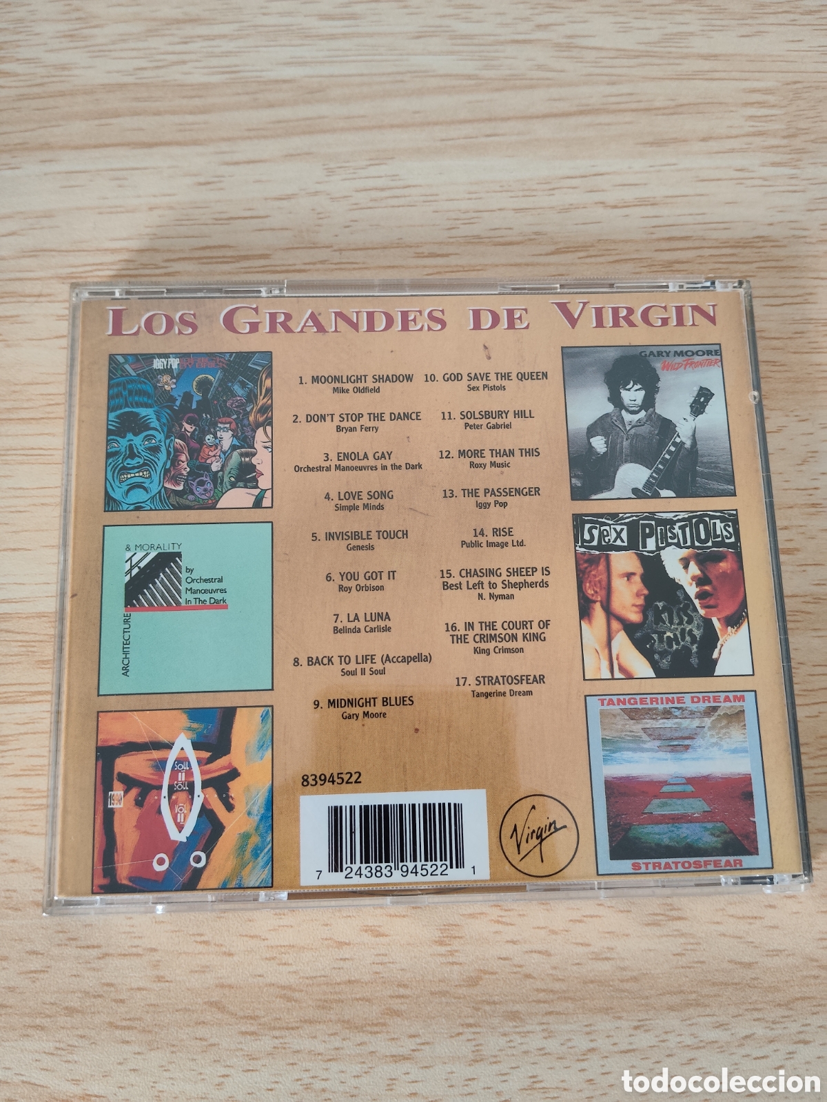 CDs de m&uacute;sica: CD Los Grandes de Virgin (1994) Exitos Rock Pop - Foto 4